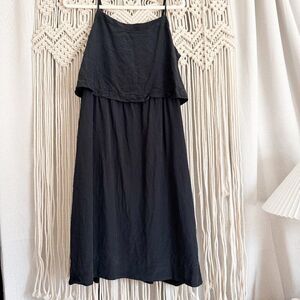 madewell metallic corsage tiered midi dress Madewell | Dresses | Madewell Cami Tier Midi Dress Metallic Classic Corsage Olive Green New Size 2